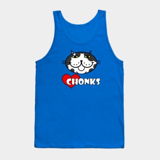 Heart Chonks - Cow Cat Tank Top